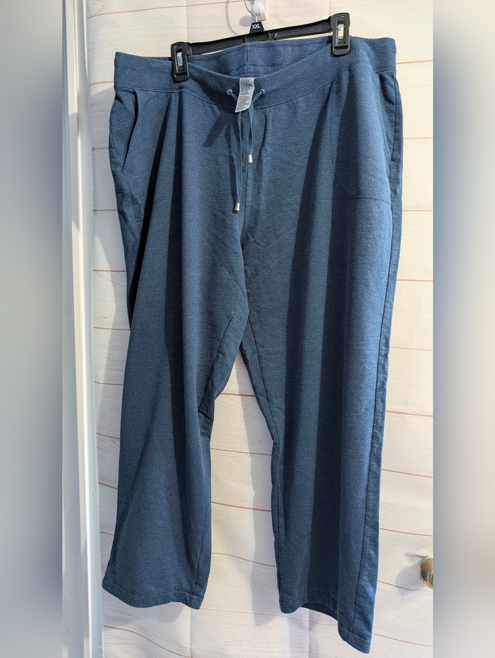 Guc Carroll Reed Casual Navy Drawstring Joggers Plus Size 2X